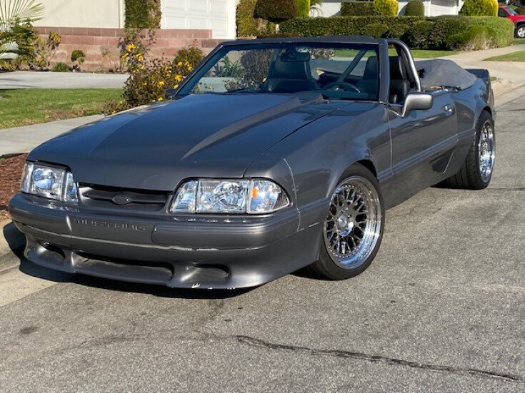Thumbnail Photo undefined for 1989 Ford Mustang GT Convertible